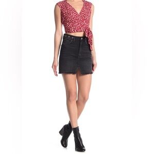 ALLSAINTS Black Lila Eyelet Denim Skirt / Size
0/XS